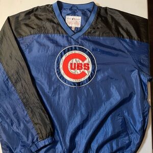 Chicago Cubs Windbreaker  Pullover Sz XL Genuine Merchandise MLB Jacket Vintage